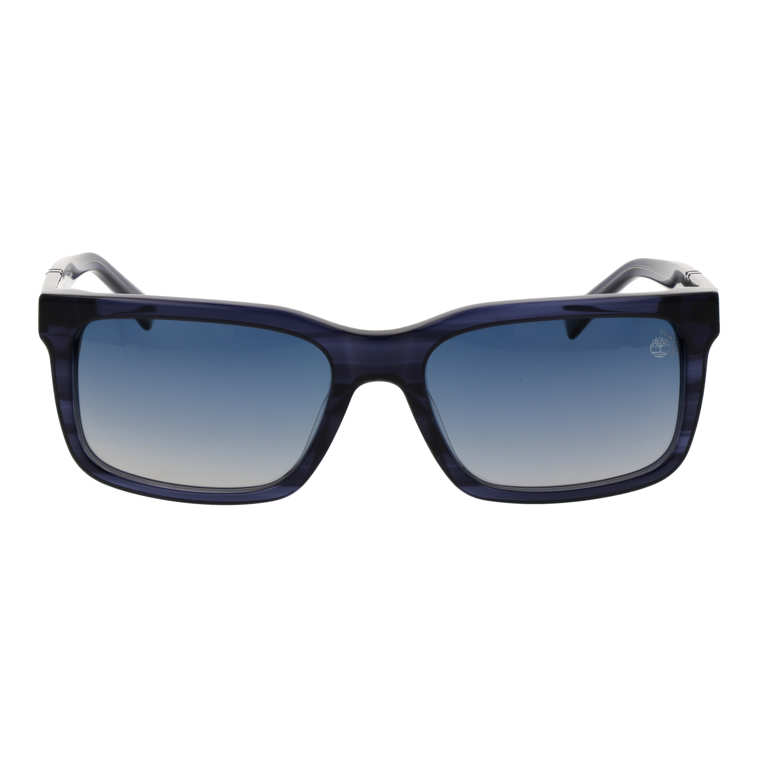 Timberland Sonnenbrille TB00021 5790D – Frontansicht mit Azetat Rahmen und Blau Gläsern