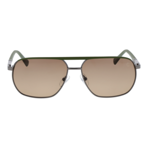 Timberland Sonnenbrille TB00027 6006H – Frontansicht mit Metall Rahmen und Braun Gläsern