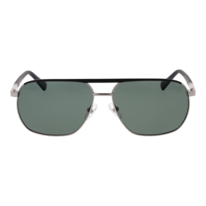 Timberland Sonnenbrille TB00027 6008R – Frontansicht mit Metall Rahmen und Grün Gläsern