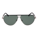 Timberland Sonnenbrille TB00028 6108R – Frontansicht mit Metall Rahmen und Grün Gläsern