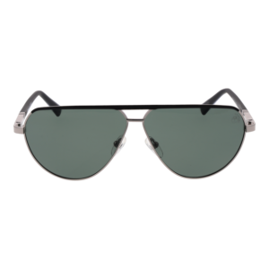 Timberland Sonnenbrille TB00028 6108R – Frontansicht mit Metall Rahmen und Grün Gläsern
