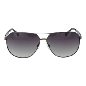 Timberland Sonnenbrille TB9298 6206D – Frontansicht mit Metall Rahmen und Grau Gläsern