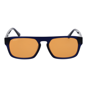 Web Sonnenbrille WE0359 5490J – Frontansicht mit Kunststoff Rahmen und Orange Gläsern