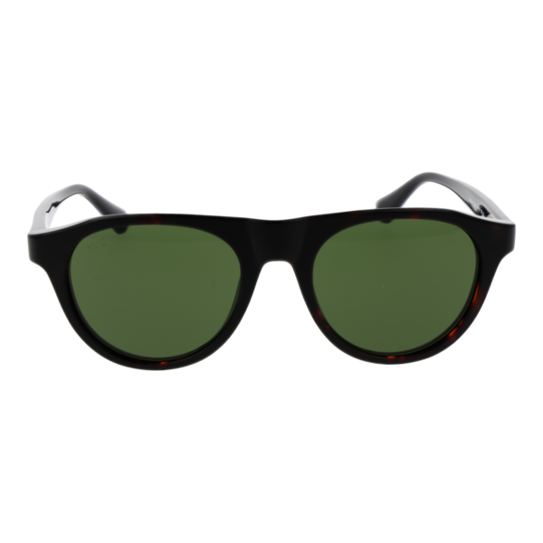 Web Sonnenbrille WE0377 5152N – Frontansicht mit Kunststoff Rahmen und Grün Gläsern