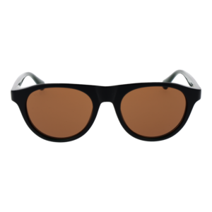 Web Sonnenbrille WE0377 5198E – Frontansicht mit Azetat Rahmen und Braun Gläsern