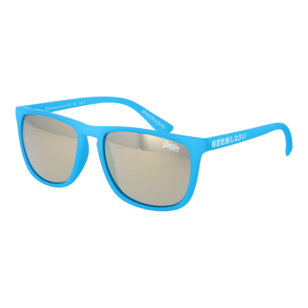 Superdry Sonnenbrille SDS Shockwave 55132 – 45° Seitenansicht Superdry Quadrat Sonnenbrille SDS Shockwave 55132 in Blau – 45° Seitenansicht