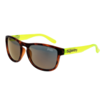 Superdry Quadrat Sonnenbrille SDS Rockstar 54152 in Braun – 45° Seitenansicht
