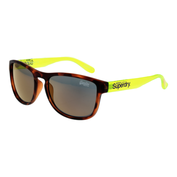 Superdry Sonnenbrille SDS Rockstar 54152 – 45° Seitenansicht Superdry Quadrat Sonnenbrille SDS Rockstar 54152 in Braun – 45° Seitenansicht