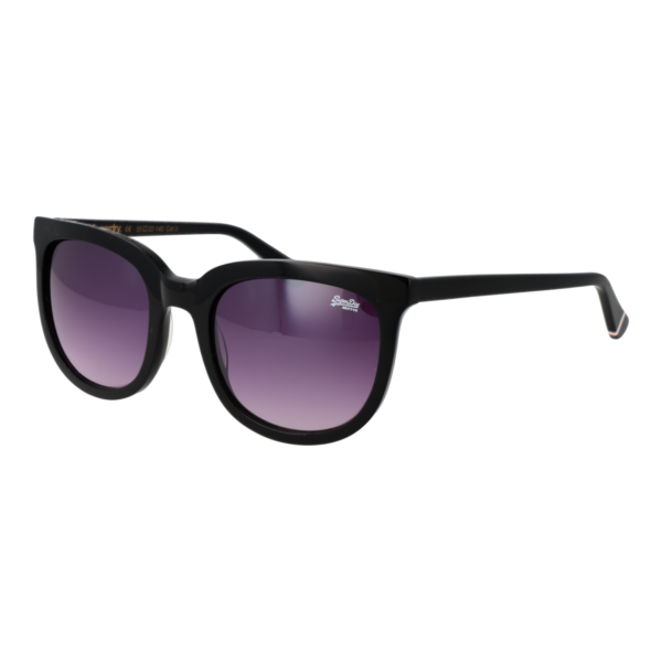 Superdry Sonnenbrille SDS Phoenix 55104 – 45° Seitenansicht Superdry Schmetterling Sonnenbrille SDS Phoenix 55104 in Schwarz – 45° Seitenansicht