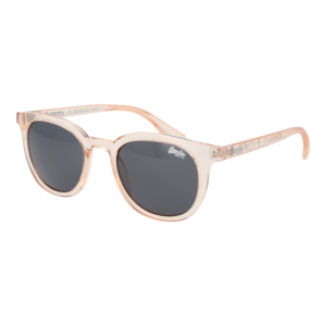 Superdry Rund Sonnenbrille SDS Hensley 52172 in Koralle – 45° Seitenansicht