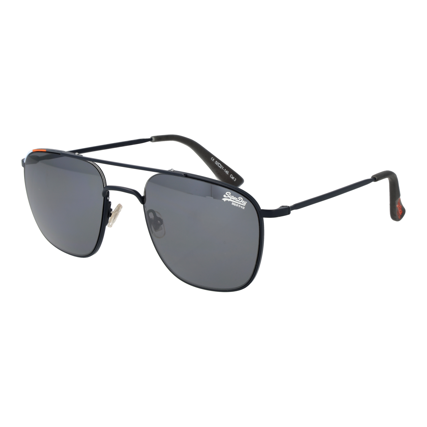 Superdry Pilotenbrille Sonnenbrille SDS Archer 52006 in Schwarz – 45° Seitenansicht