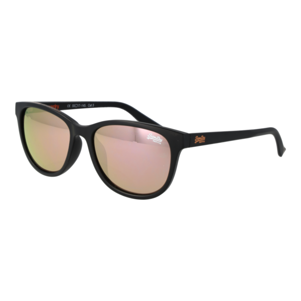 Superdry Sonnenbrille SDS Lizzie 55191 – 45° Seitenansicht Superdry Browline Sonnenbrille SDS Lizzie 55191 in Schwarz – 45° Seitenansicht