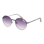 Superdry Rund Sonnenbrille SDS Enso 49002 in Blau – 45° Seitenansicht