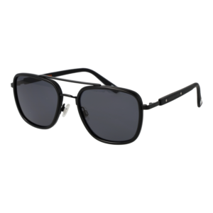 Superdry Quadrat Sonnenbrille SDS Studiosync 56104 in Schwarz – 45° Seitenansicht