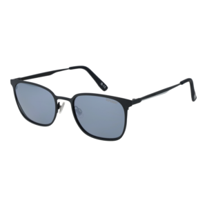 Superdry Quadrat Sonnenbrille SDS Vintageduo 53006 in Blau – 45° Seitenansicht