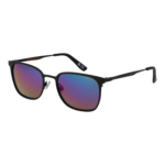Superdry Quadrat Sonnenbrille SDS Vintageduo 53027 in Schwarz – 45° Seitenansicht