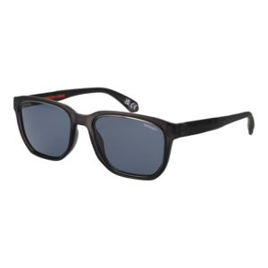 Superdry Rechteck Sonnenbrille SDS 5003 54108 in Schwarz – 45° Seitenansicht