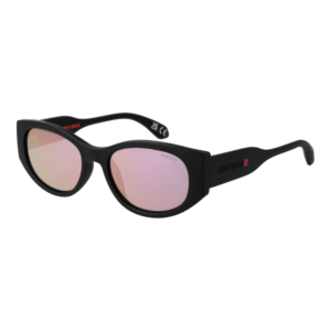 Superdry Oval Sonnenbrille SDS 5007 51104 in Schwarz – 45° Seitenansicht