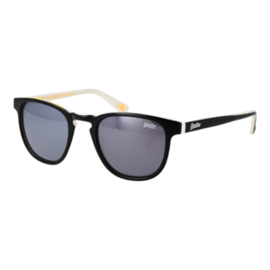 Superdry Panto Sonnenbrille SDS Roku 48196 in Schwarz – 45° Seitenansicht