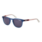 Superdry Panto Sonnenbrille SDS Roku 48106 in Blau – 45° Seitenansicht
