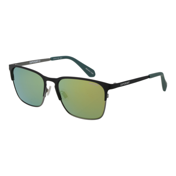 Superdry Browline Sonnenbrille SDS 5019 54005 in Schwarz – 45° Seitenansicht