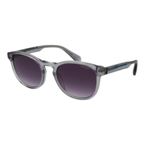 Superdry Panto Sonnenbrille SDS 5030 53108 in Transparent – 45° Seitenansicht