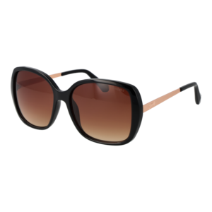 Superdry Quadrat Sonnenbrille SDS 5035 57104 in Schwarz – 45° Seitenansicht