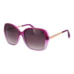 Superdry Schmetterling Sonnenbrille SDS 5035 57161 in Lila – 45° Seitenansicht