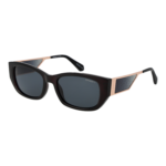 Superdry Rechteck Sonnenbrille SDS 5036 54104 in Schwarz – 45° Seitenansicht