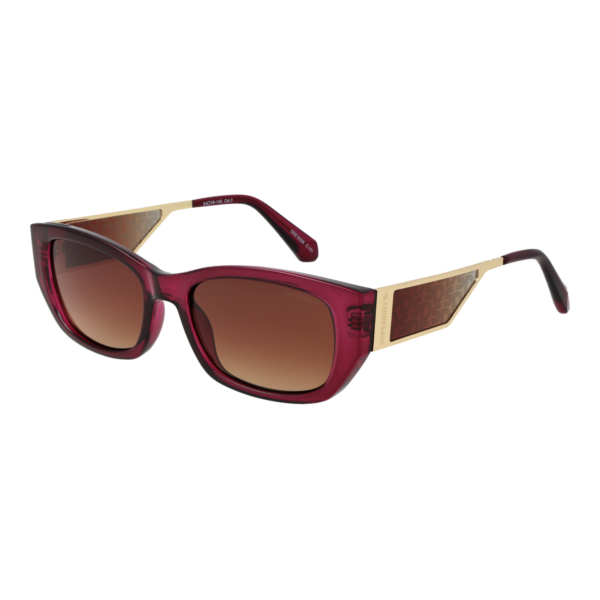 Superdry Sonnenbrille SDS 5036 54161 – 45° Seitenansicht Superdry Rechteck Sonnenbrille SDS 5036 54161 in Lila – 45° Seitenansicht