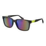 Superdry Rechteck Sonnenbrille SDS 5039 55165 in Schwarz – 45° Seitenansicht