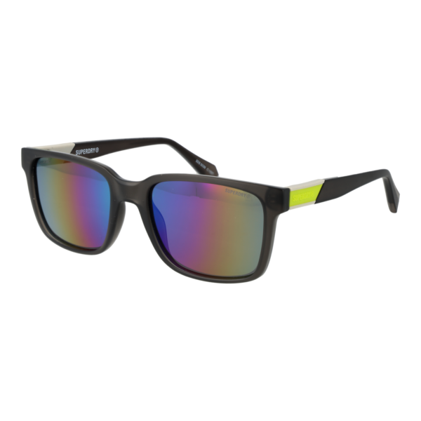 Superdry Sonnenbrille SDS 5039 55165 – 45° Seitenansicht Superdry Rechteck Sonnenbrille SDS 5039 55165 in Schwarz – 45° Seitenansicht