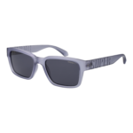 Superdry Rechteck Sonnenbrille SDS 5040 55165 in Grau – 45° Seitenansicht