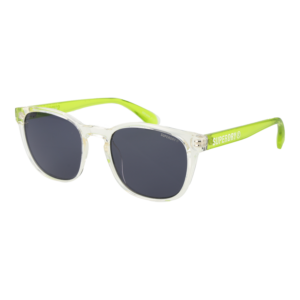 Superdry Quadrat Sonnenbrille SDS 5038 51100 in Transparent – 45° Seitenansicht