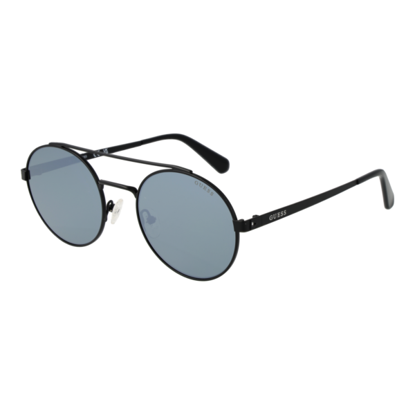 Guess Sonnenbrille GU6940 5302Q – 45° Seitenansicht Guess Rund Sonnenbrille GU6940 5302Q in Schwarz – 45° Seitenansicht