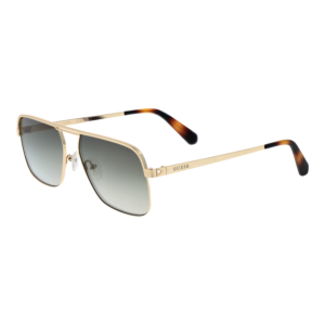 Guess Quadrat Sonnenbrille GU6939 5832P in Gold – 45° Seitenansicht