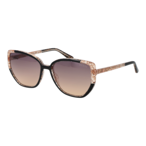 Guess Katzenaugen Sonnenbrille GU7882 5501Z in Schwarz – 45° Seitenansicht