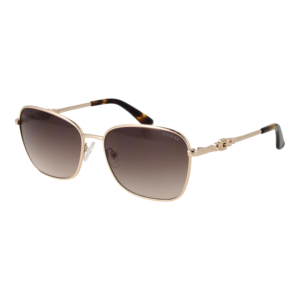 Guess Quadrat Sonnenbrille GU7884 5732F in Gold – 45° Seitenansicht