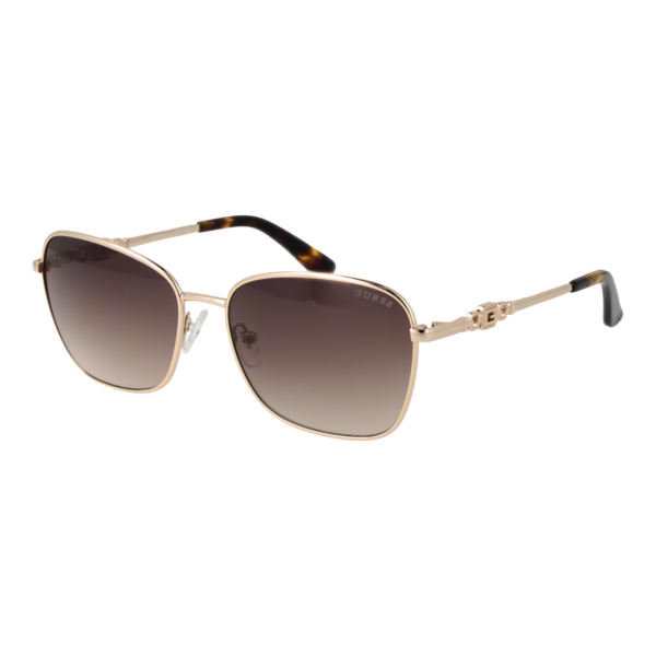 Guess Quadrat Sonnenbrille GU7884 5732F in Gold – 45° Seitenansicht