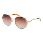 Guess Rund Sonnenbrille GU7842-S 5833F in Gold – 45° Seitenansicht