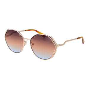 Guess Rund Sonnenbrille GU7842-S 5833F in Gold – 45° Seitenansicht