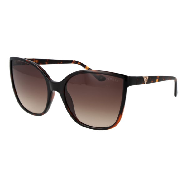 Guess Schmetterling Sonnenbrille GU00144 6052F in Braun – 45° Seitenansicht