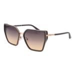 Guess Schmetterling Sonnenbrille GU00146 5920B in Grau – 45° Seitenansicht