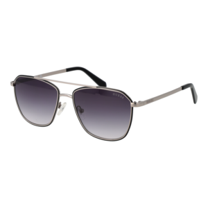 Guess Pilotenbrille Sonnenbrille GU00147 5605B in Schwarz – 45° Seitenansicht
