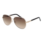 Guess Pilotenbrille Sonnenbrille GU00173 6021F in Weiß – 45° Seitenansicht