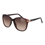 Guess Schmetterling Sonnenbrille GU00178 5752F in Braun – 45° Seitenansicht