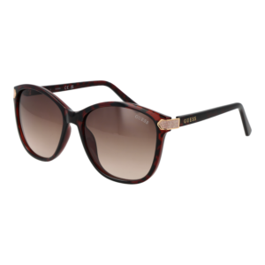 Guess Schmetterling Sonnenbrille GU00178 5752F in Braun – 45° Seitenansicht