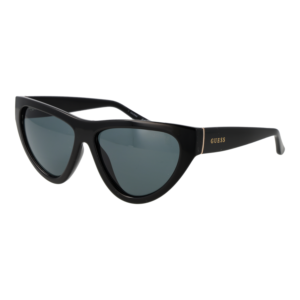 Guess Geometric Sonnenbrille GU00152 5701A in Schwarz – 45° Seitenansicht