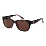 Guess Quadrat Sonnenbrille GU00145 5452E in Braun – 45° Seitenansicht