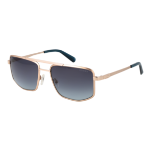 Guess Pilotenbrille Sonnenbrille GU00208 5733W in Gold – 45° Seitenansicht
